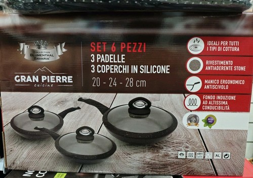 Set pezzi padelle - set, 6