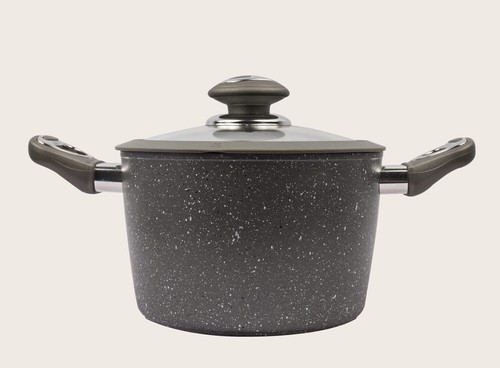 Pentola alta con coperchio - con,
