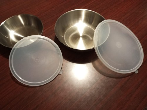 Set ciotole acciaio inox - set,
