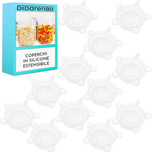 Coperchi silicone adattati - coperchi,