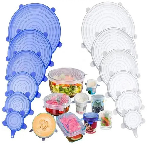 Pezzi blu coperchi in - 6,